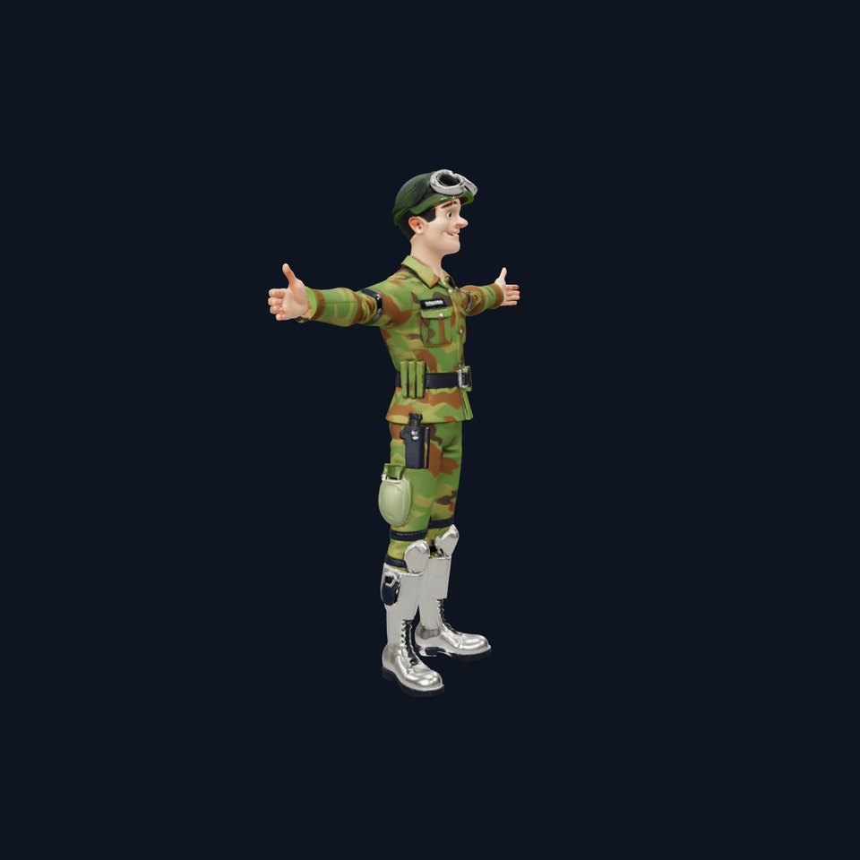 Camouflage Soldier model pack